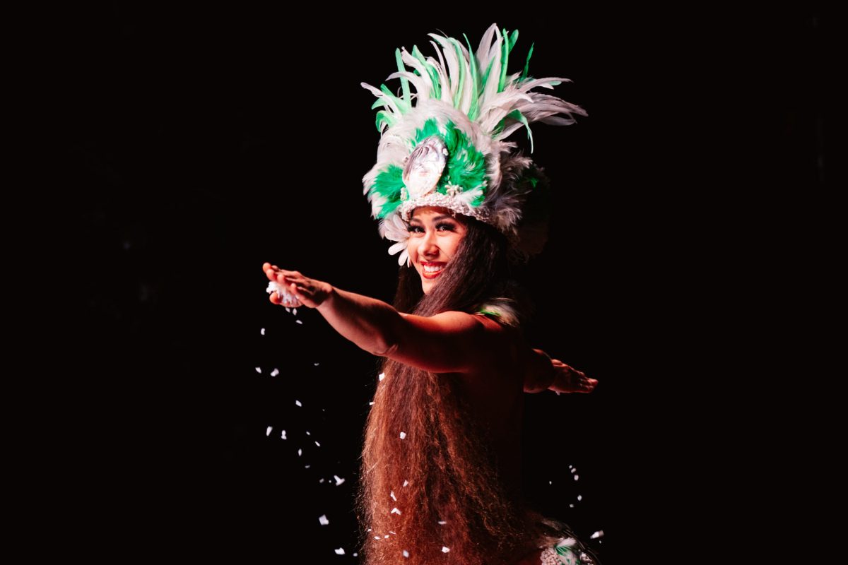 Hyatt Maui – Drums of the Pacific-125 a person wearing a costume